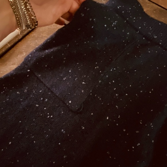 NWT - Beautiful Navy Blue w/White Specks Size XXL Sweater Pants w/front pockets. - Picture 4 of 10
